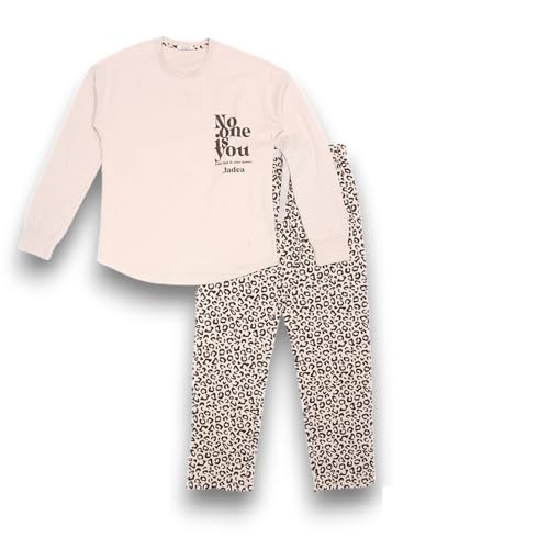 Lady C pigiama donna cotone pantalone animalier XL