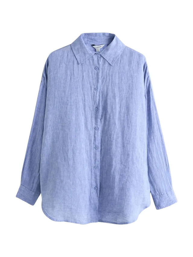 Next N. Premium camicia donna 38 in 100% lino