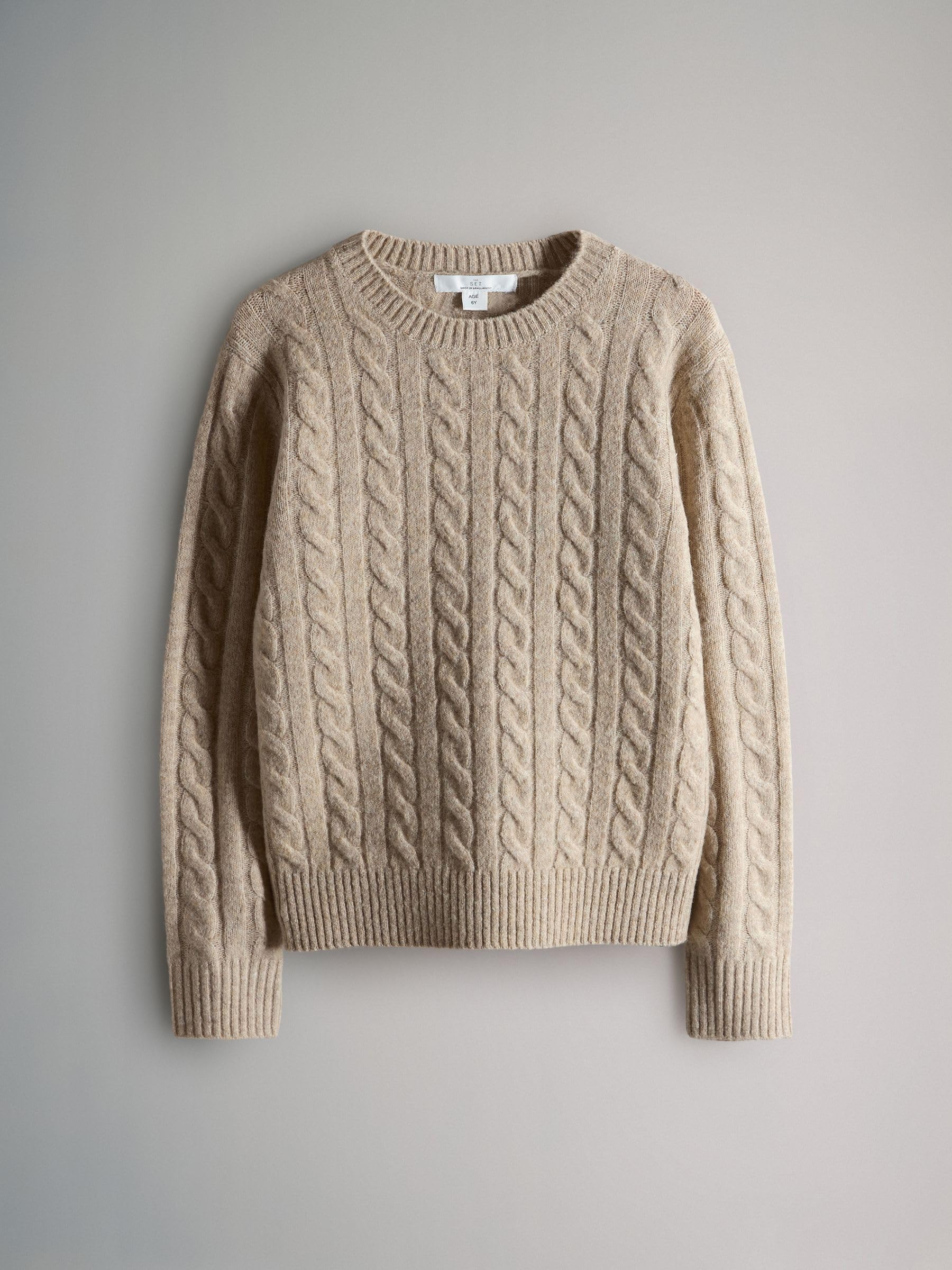 Next The Set maglione bambina 2 pezzi trecce invernale