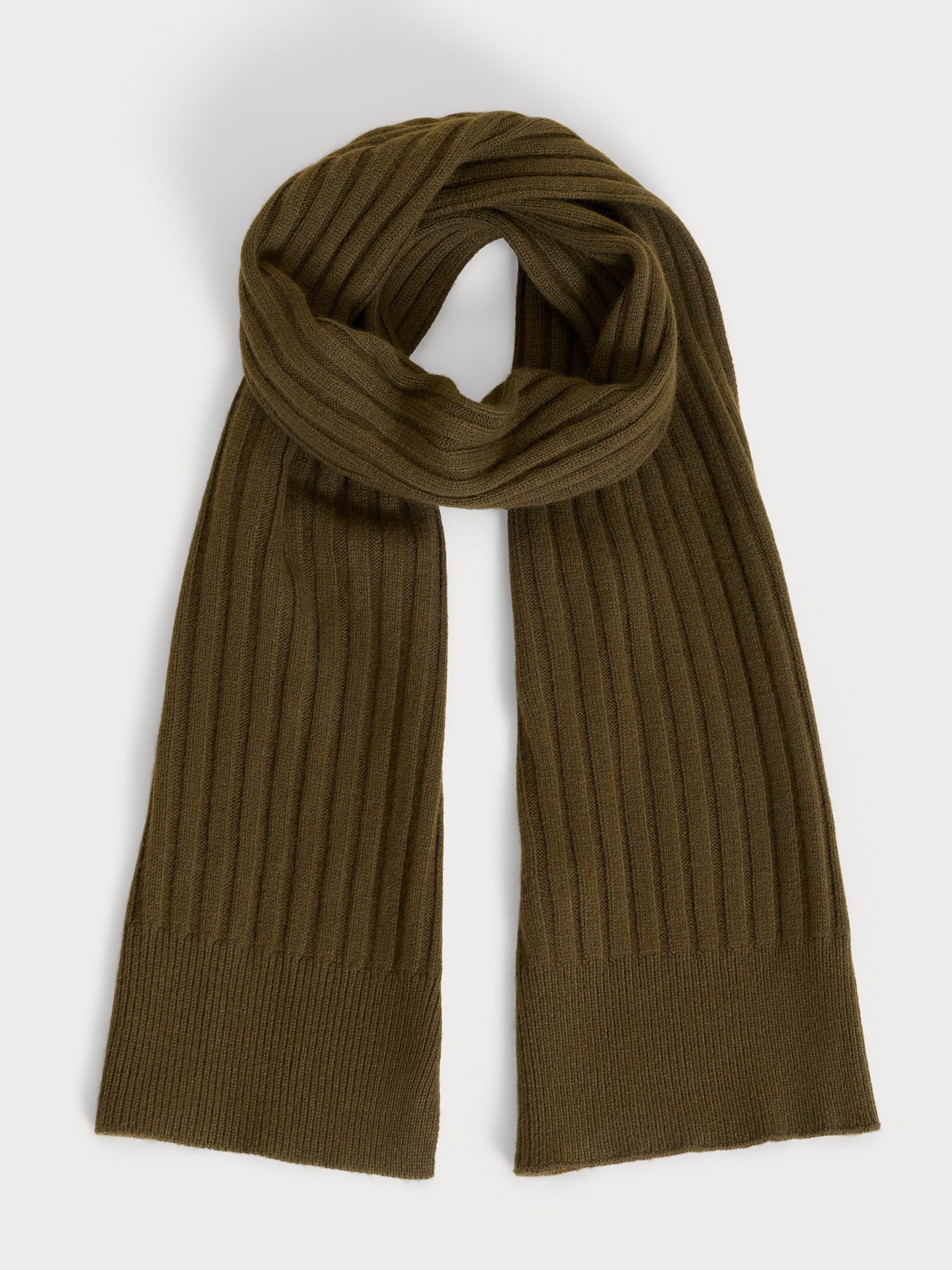 Ragno Comfort Natural Soft sciarpa Dark Olive calda