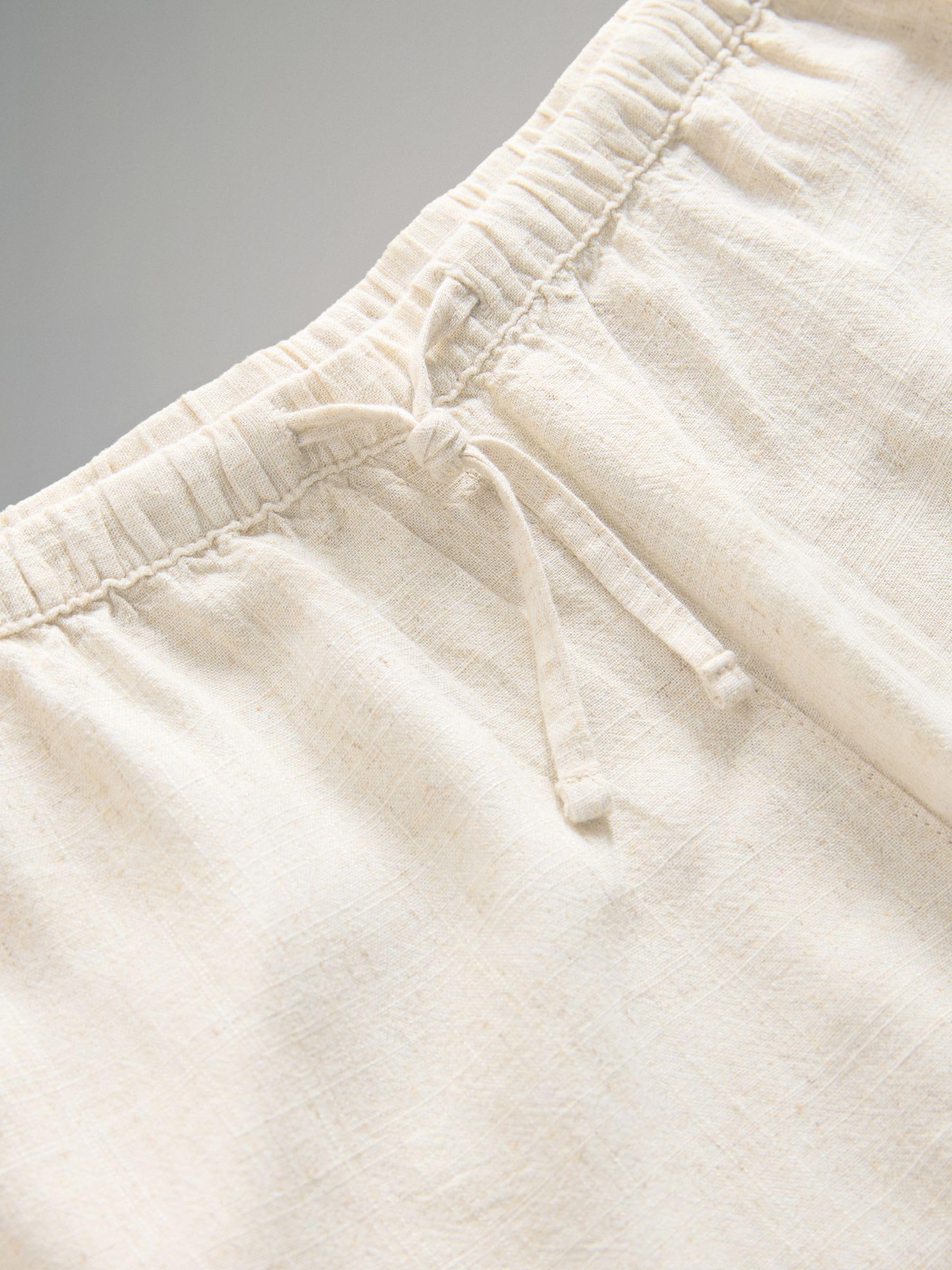 Geo Next The Set pantaloni donna gamba larga lino 3 pezzi