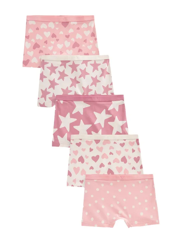 Geo Next slip bambina 5 pezzi assortiti cotone