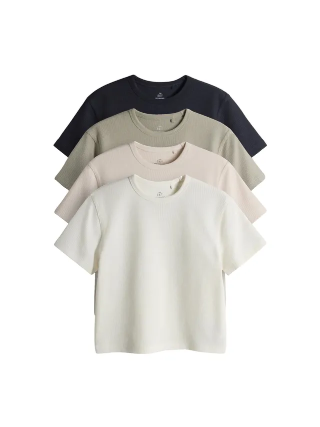 Geo Next The Set T-Shirt Nido d’Ape Bambino 4 Pezzi Comode