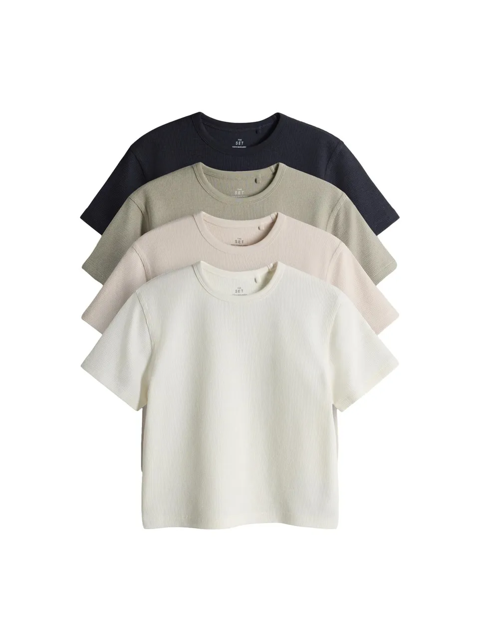 Geo Next The Set T-Shirt Nido d’Ape Bambino 4 Pezzi Comode