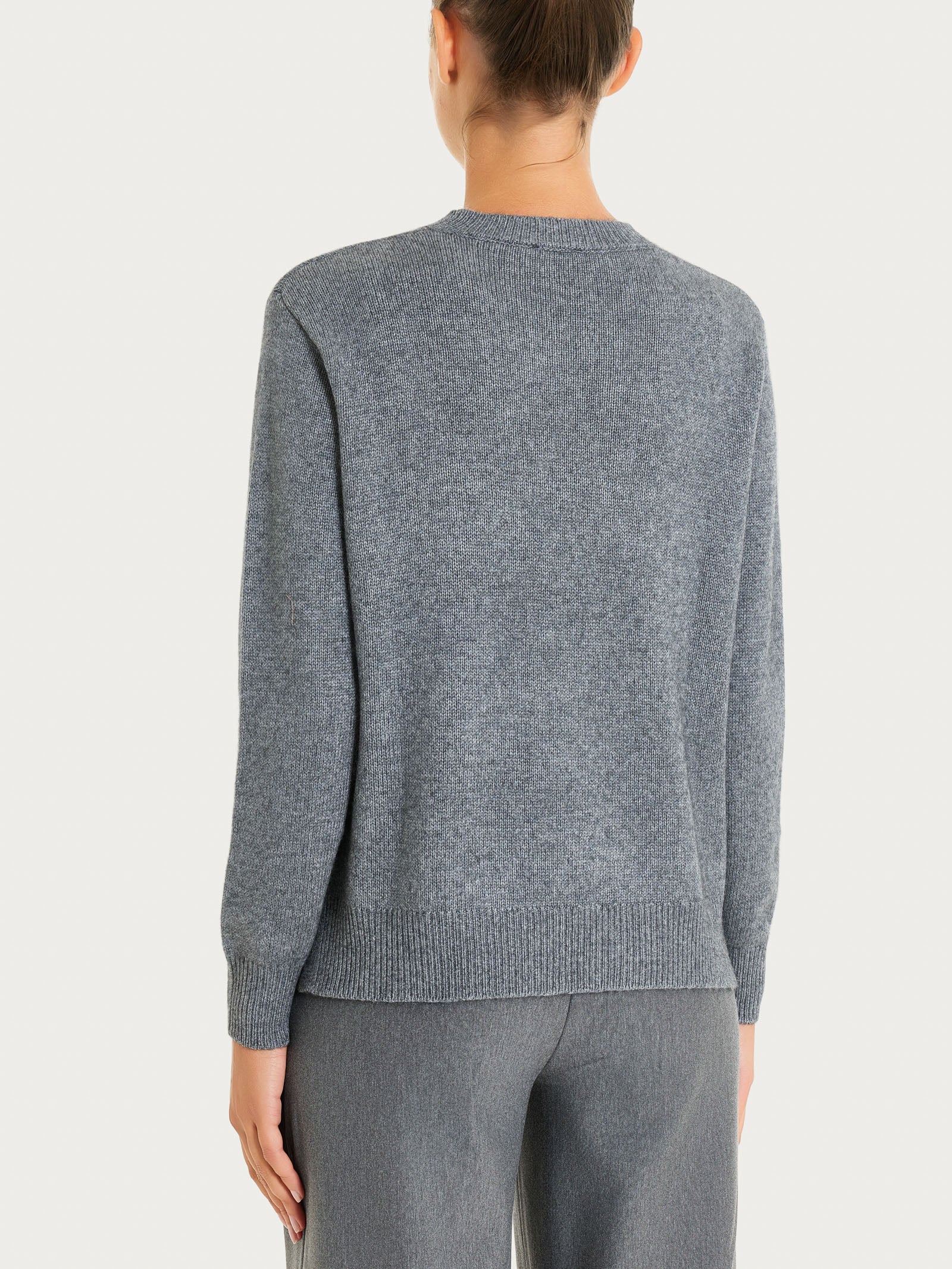 Ragno Natural Soft Maglia girocollo boxy Ferro Mel.