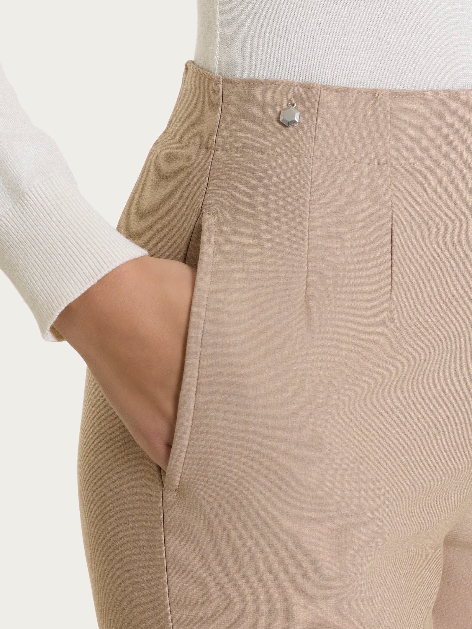 Ragno Compact pantalone dritto tasche Cammello Mel.