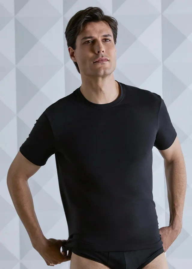 Philippe Matignon T-Shirt Girocollo Uomo Cotone