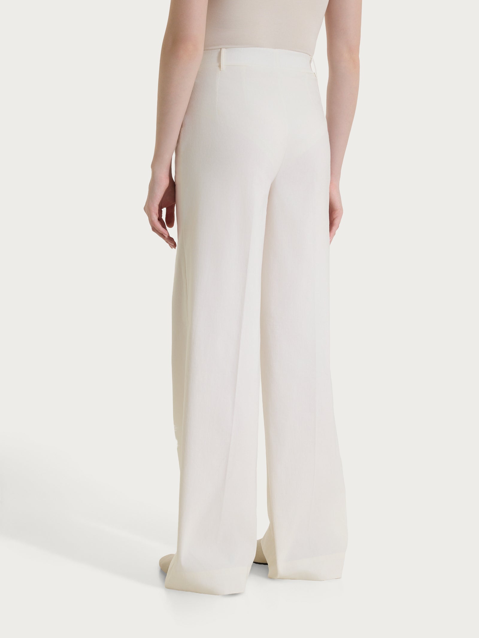 Ragno Linen Super Fresh Pantalone Palazzo tasche Candido