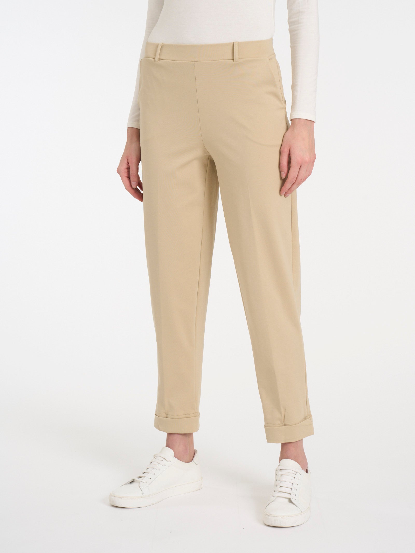 Ragno Compact Light Pantalone Carota pantaloni Irish Cream