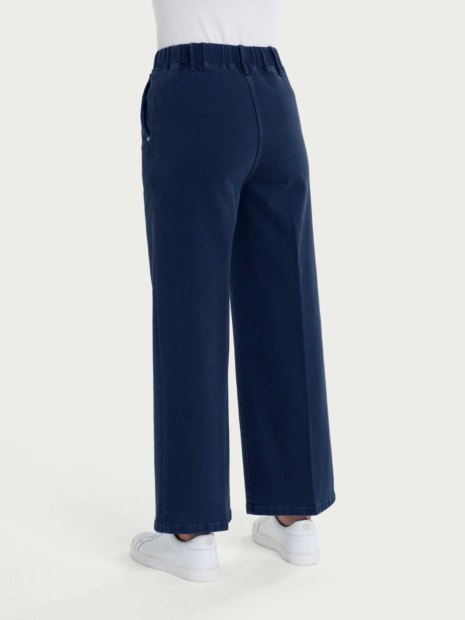 Ragno Super Denim jeans Persia donna gamba ampia cropped