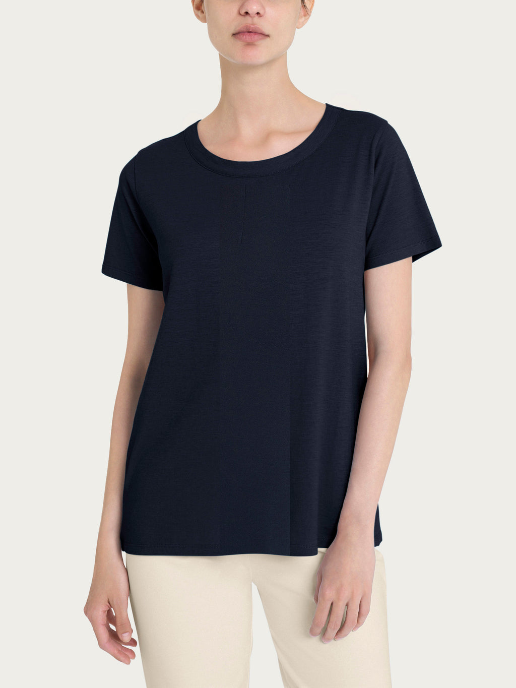 Ragno Puro Cotone t-shirt donna Bleu puro cotone