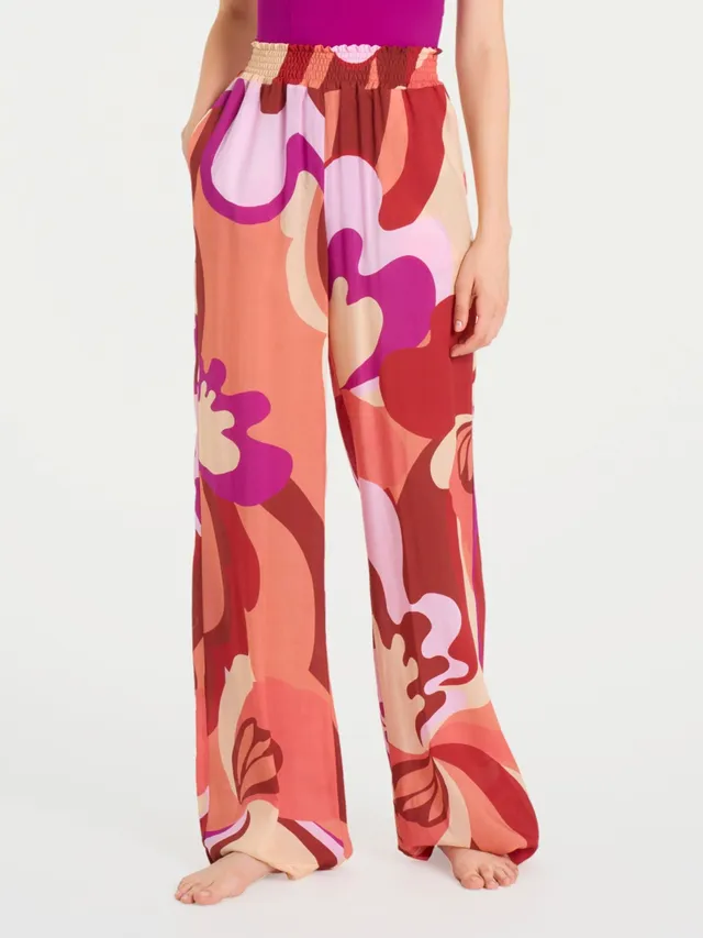 Ragno EcoSeta pantalone ampio donna Fant. Brandy Snifter mare