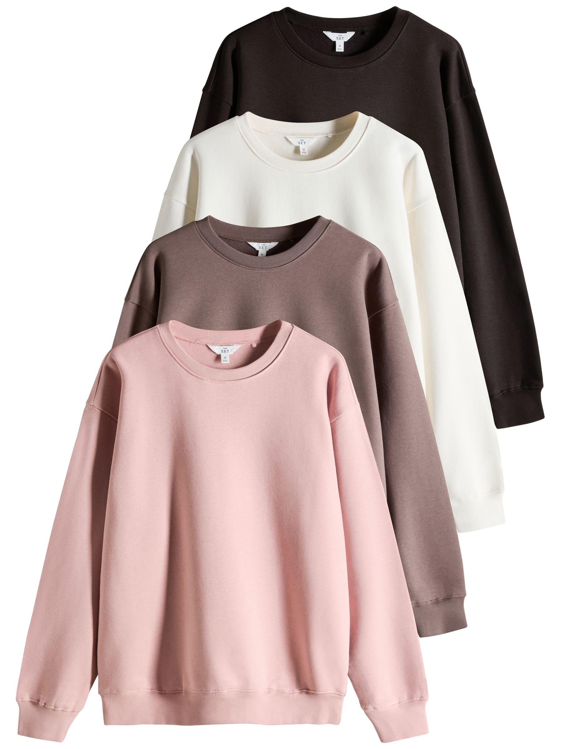 Next The Set felpe girocollo donna 4 pezzi comode