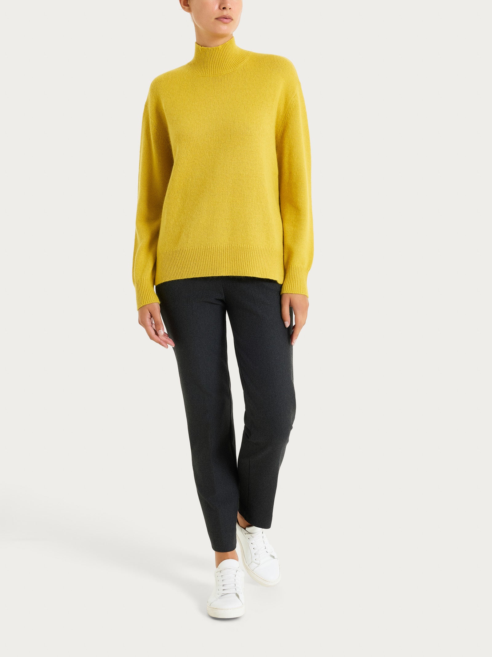 Ragno SL Lupetto Natural Soft Collo Alto Oil Yellow