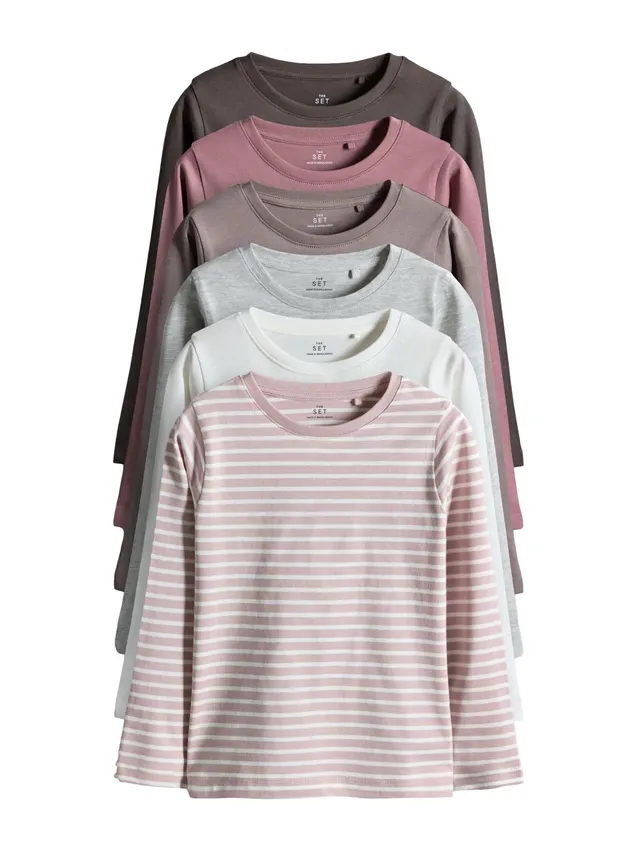 Next The Set Confezione da 6 T-Shirt Regular Bambina Maniche Corte