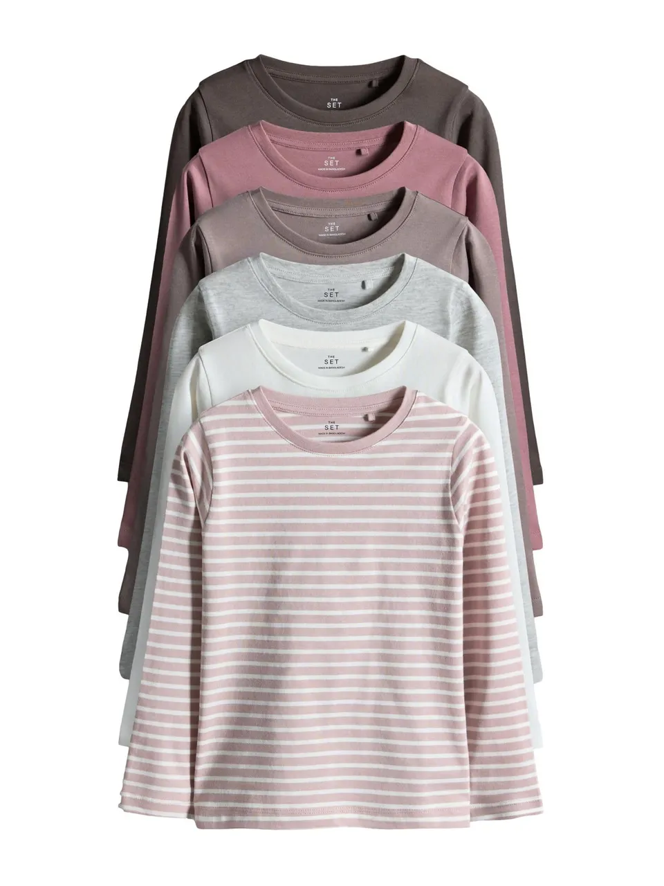 Next The Set Confezione da 6 T-Shirt Regular Bambina Maniche Corte