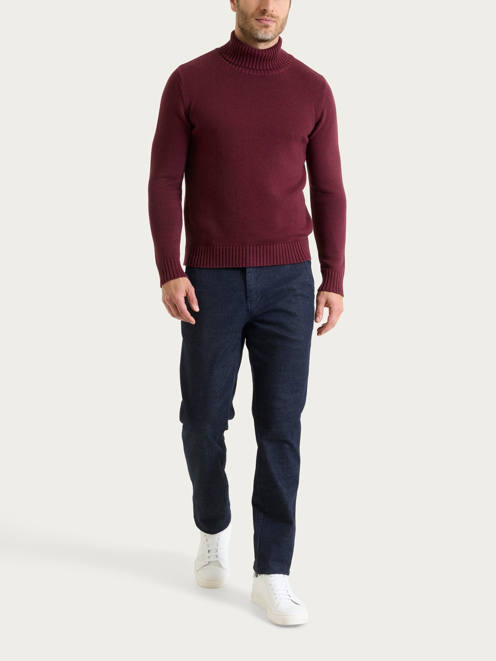 Ragno Winter Cotton lupetto uomo fico melange caldo