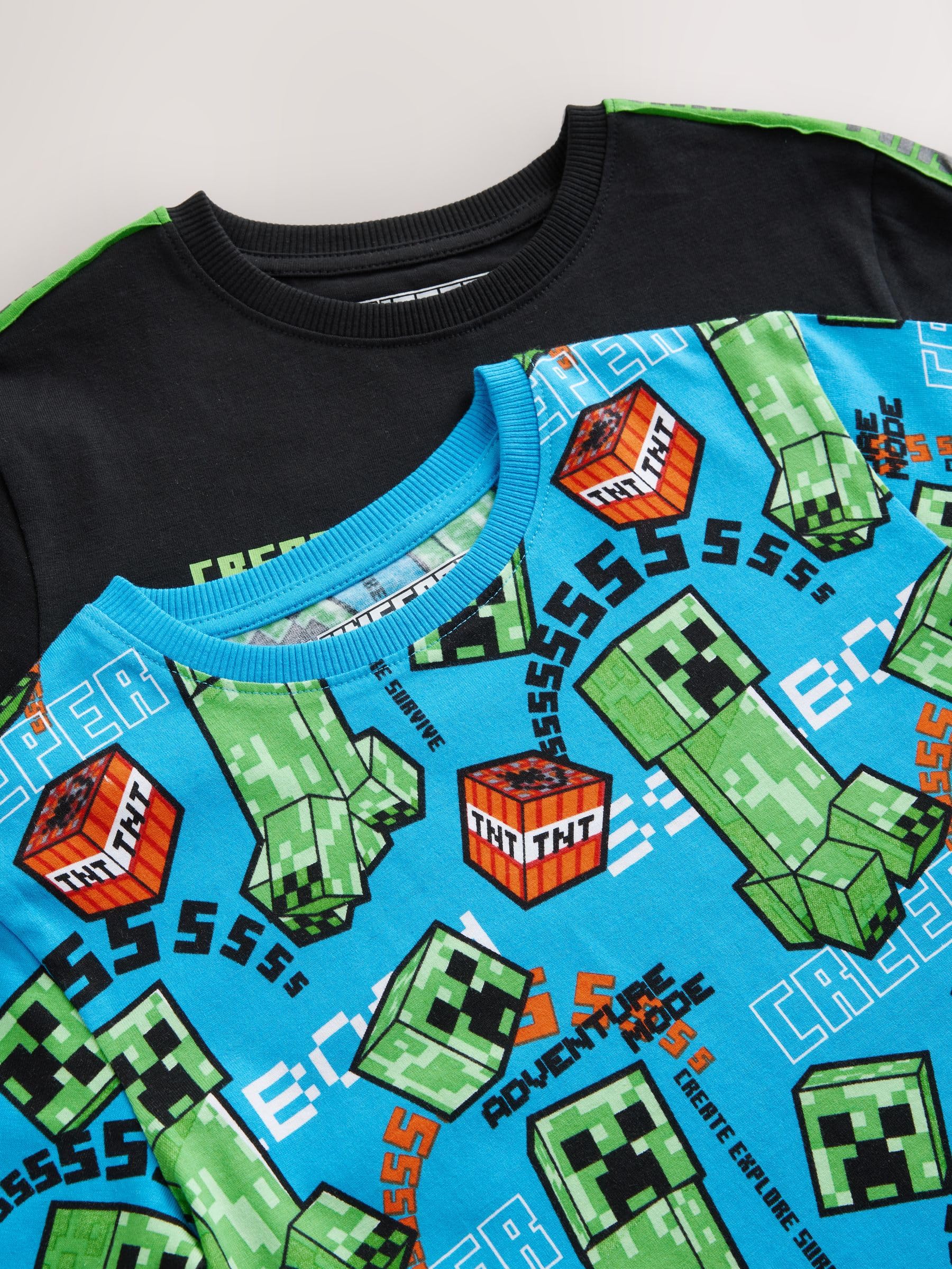 Next Minecraft pigiama corto ragazzo 116 2 pezzi cotone