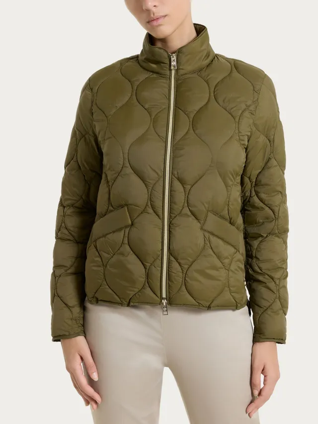 Ragno Onion Quilt piumino corto Dark Olive