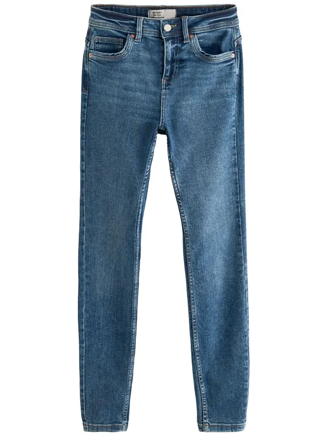 NEXT Jeans Skinny Ultramorbidi Donna Blu Taglia 42