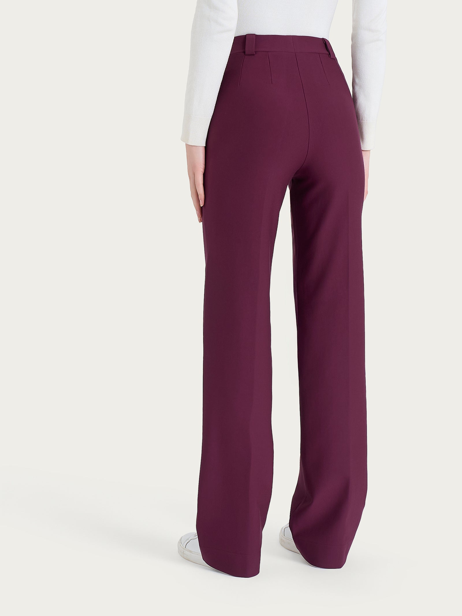 Ragno Compact pantalone ampio wide leg Fig