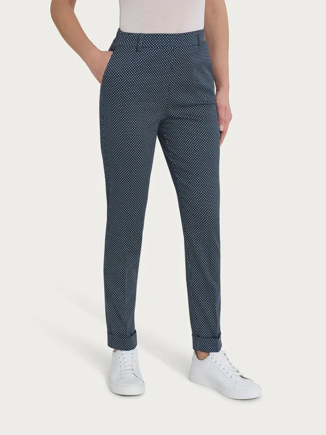 Ragno Satin Power pantaloni chino slim dawn blue