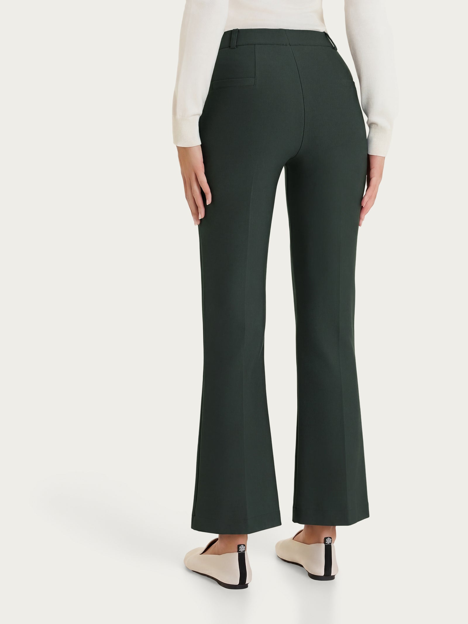 Ragno Compact pantalone flare caviglia urban chic viscosa