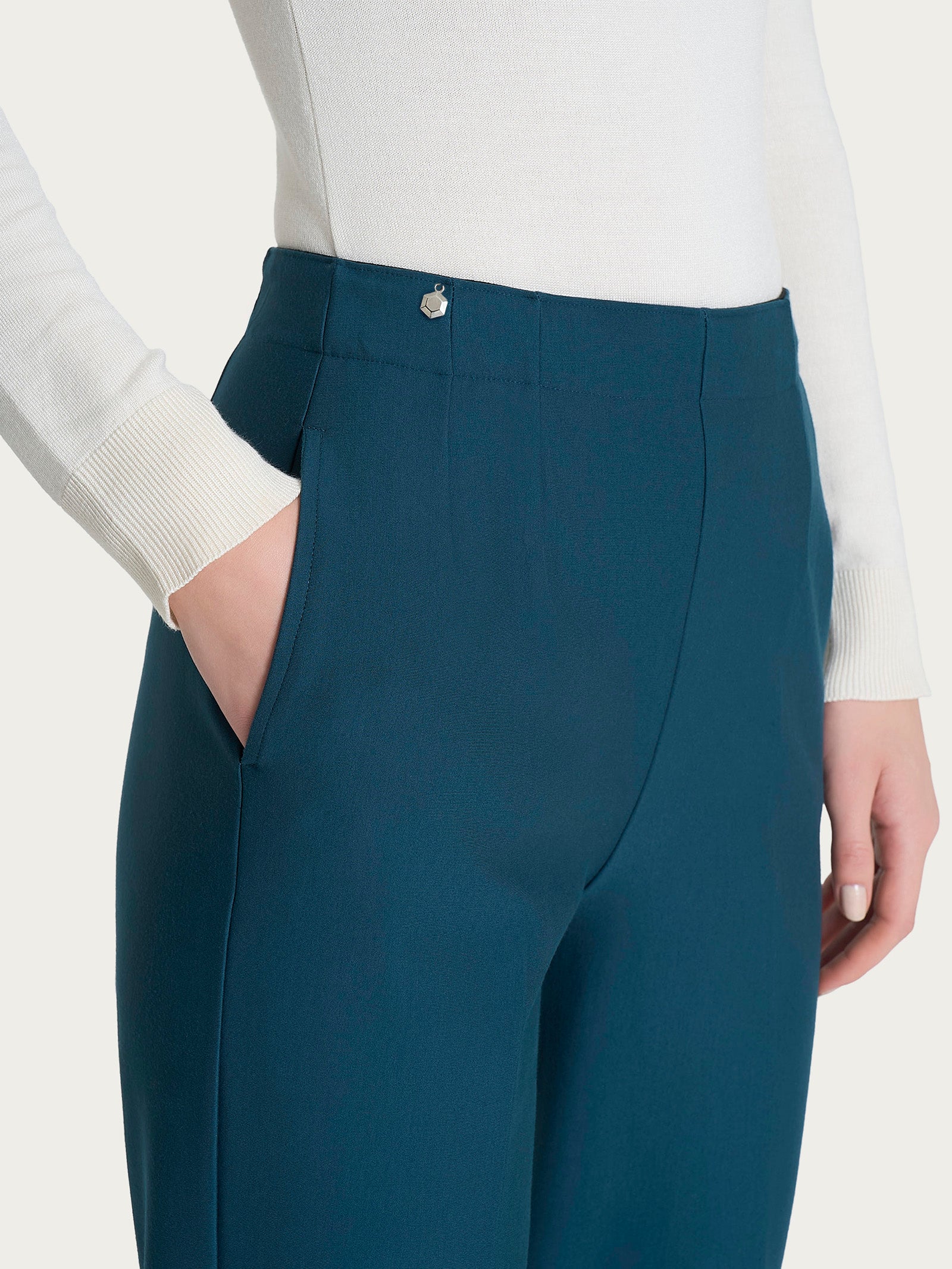 Ragno Compact pantalone carrot Reflecting Pond tapered