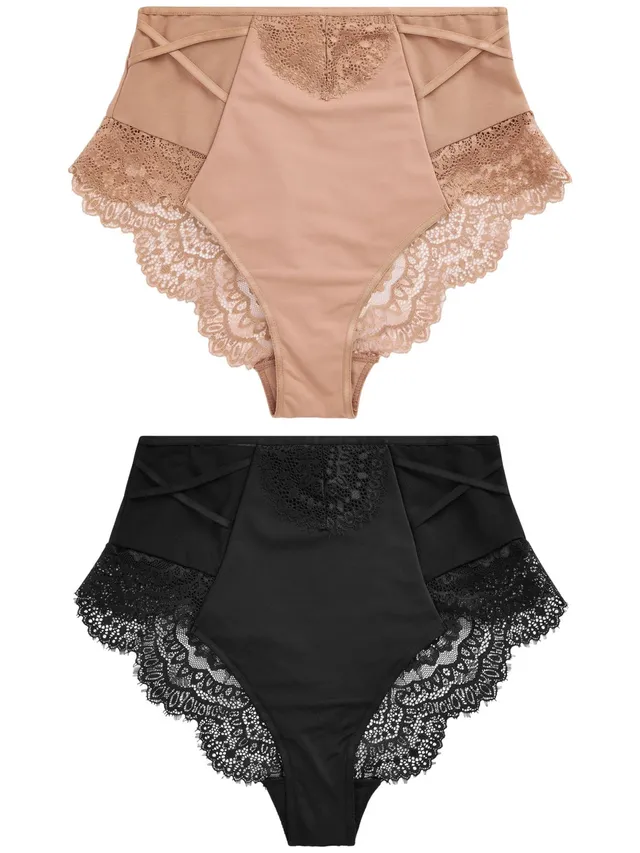 Next Slip Pizzo Modellanti 2 Pezzi Taglia 46 Vita Alta