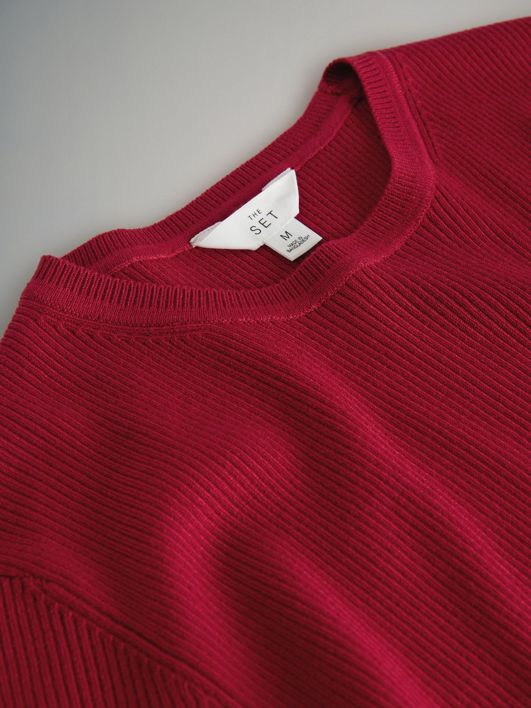 Geo Next The Set T-Shirt Donna Confezione da 3 Maglia a Coste