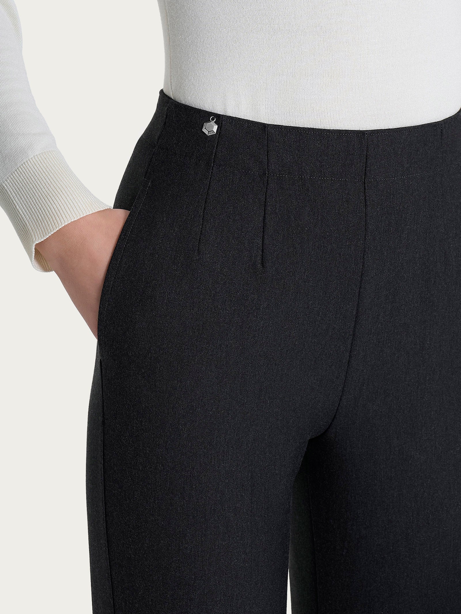 Ragno Compact pantalone carota oscuro mel donna
