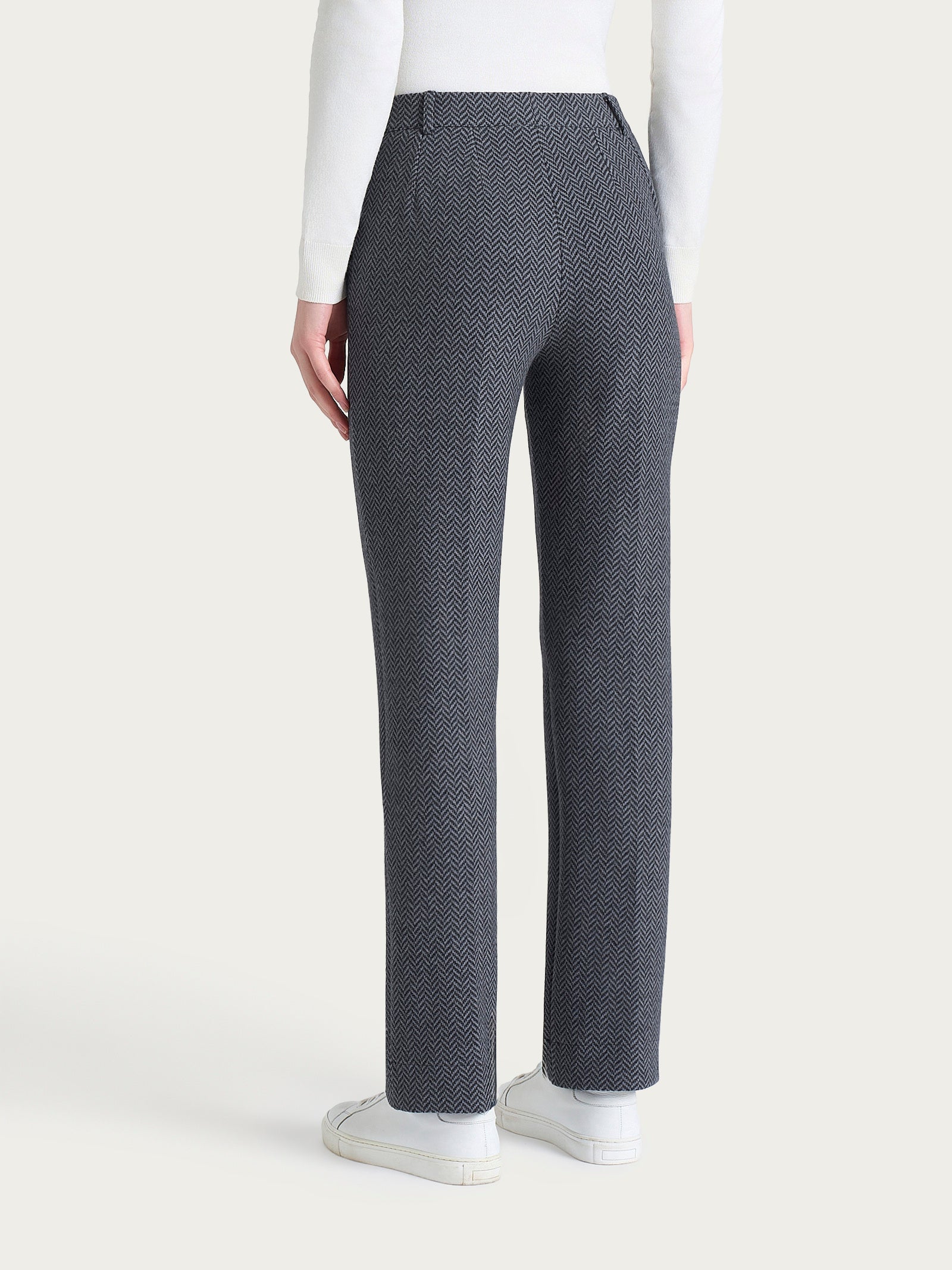 Ragno Compact Pantalone Dritto Oscuro Mel Eco Jacquard