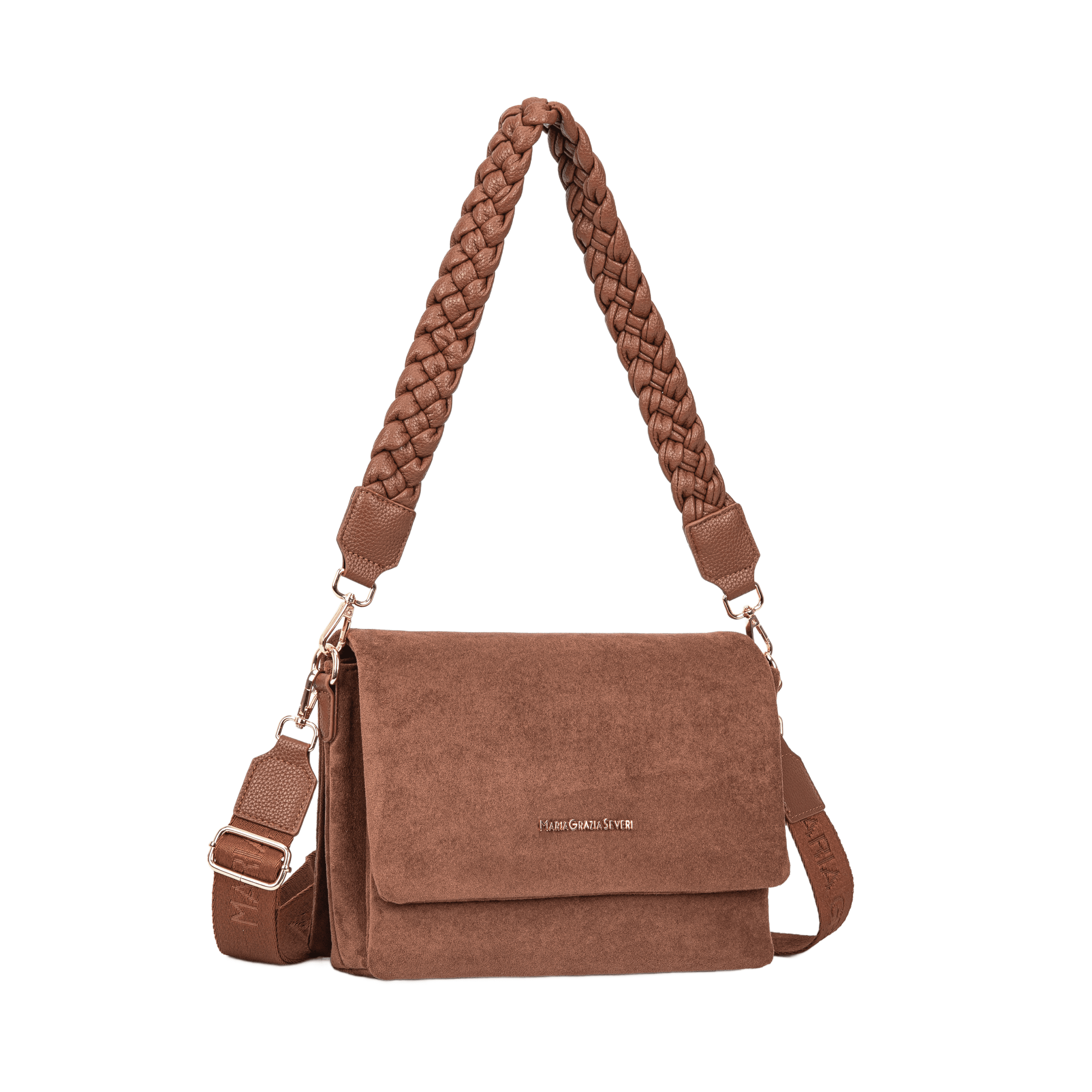 Maria Grazia Severi 9133 Borsa a Spalla Velluto a Coste