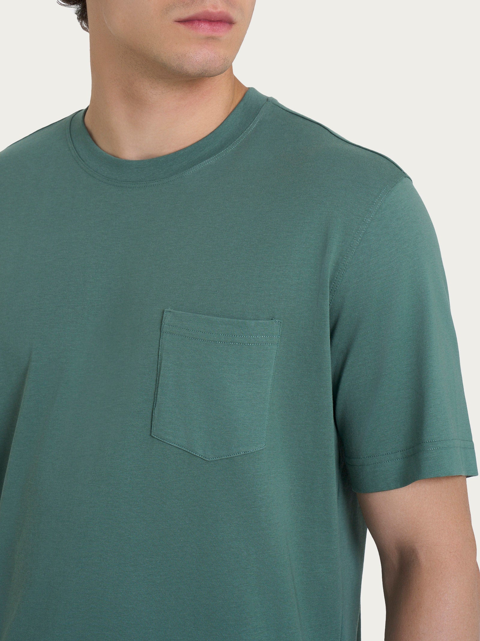 Ragno SL Girocollo t-shirt cotone verde Dark Forest traspirante