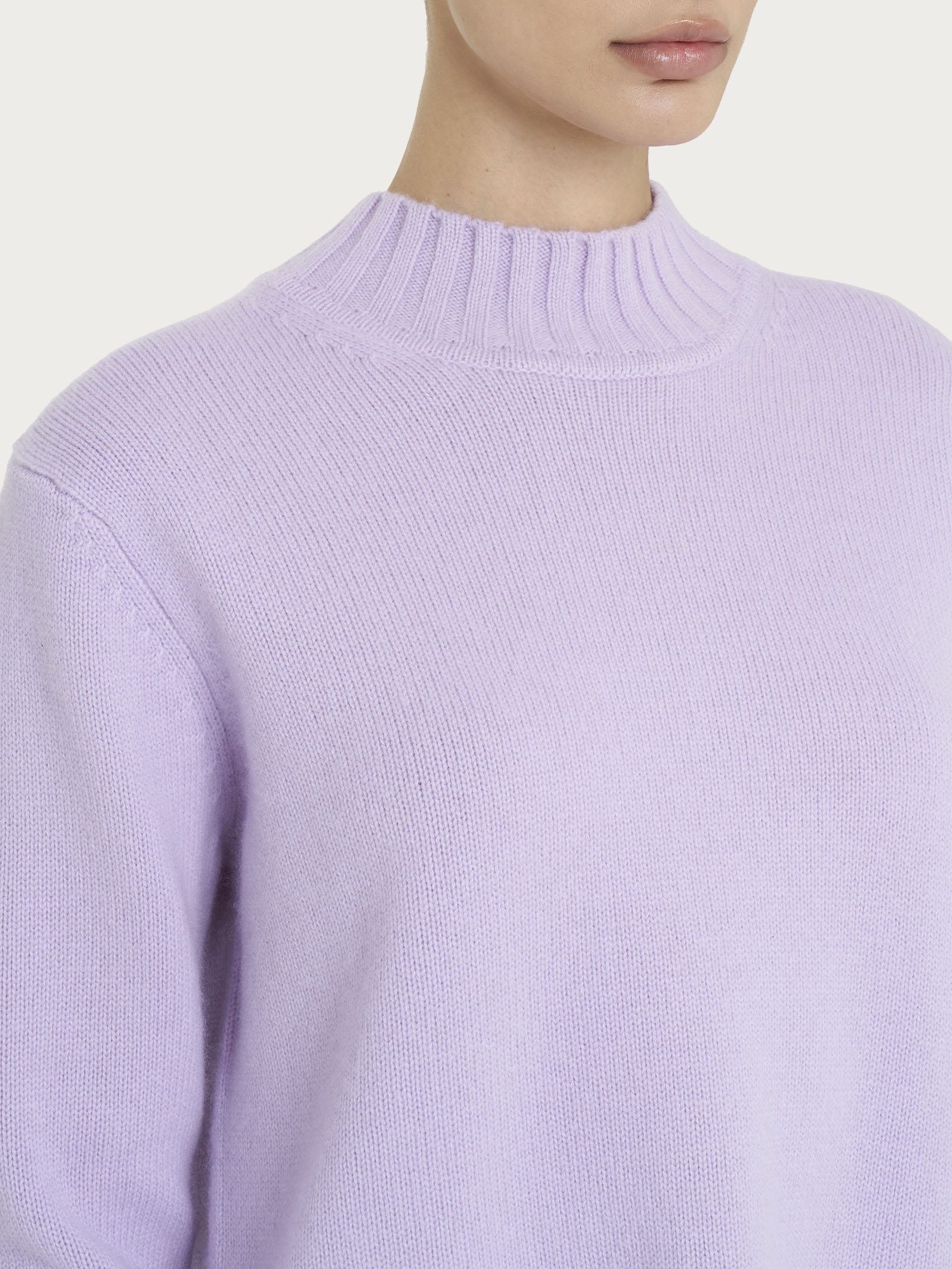 Ragno Merino Soft Lupetto maglia Orchid Petal cashmerino