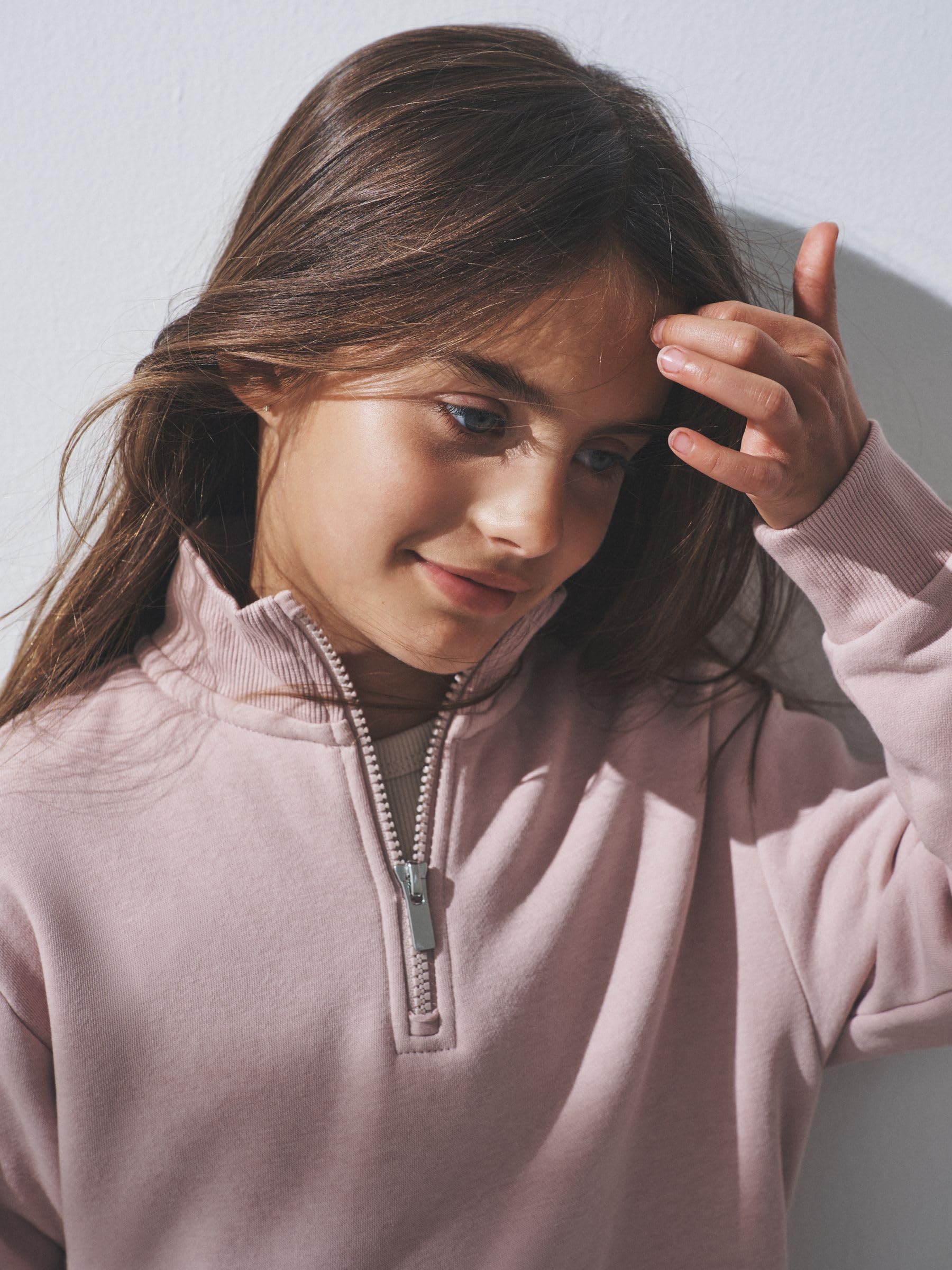 Geo Next The Set felpa zip collo bambina 3 pezzi