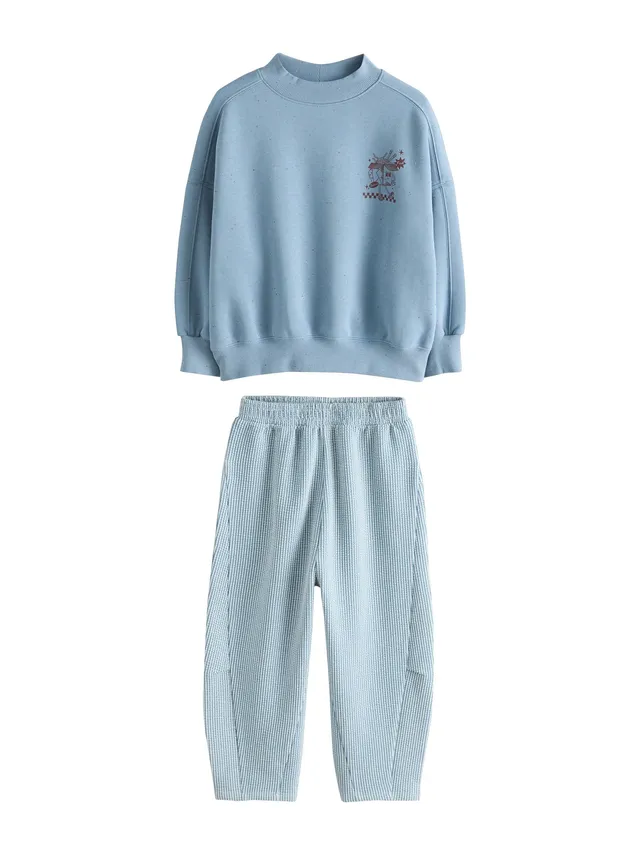 Next Completo Felpa Jogging Bambina 6 Anni testurizzato