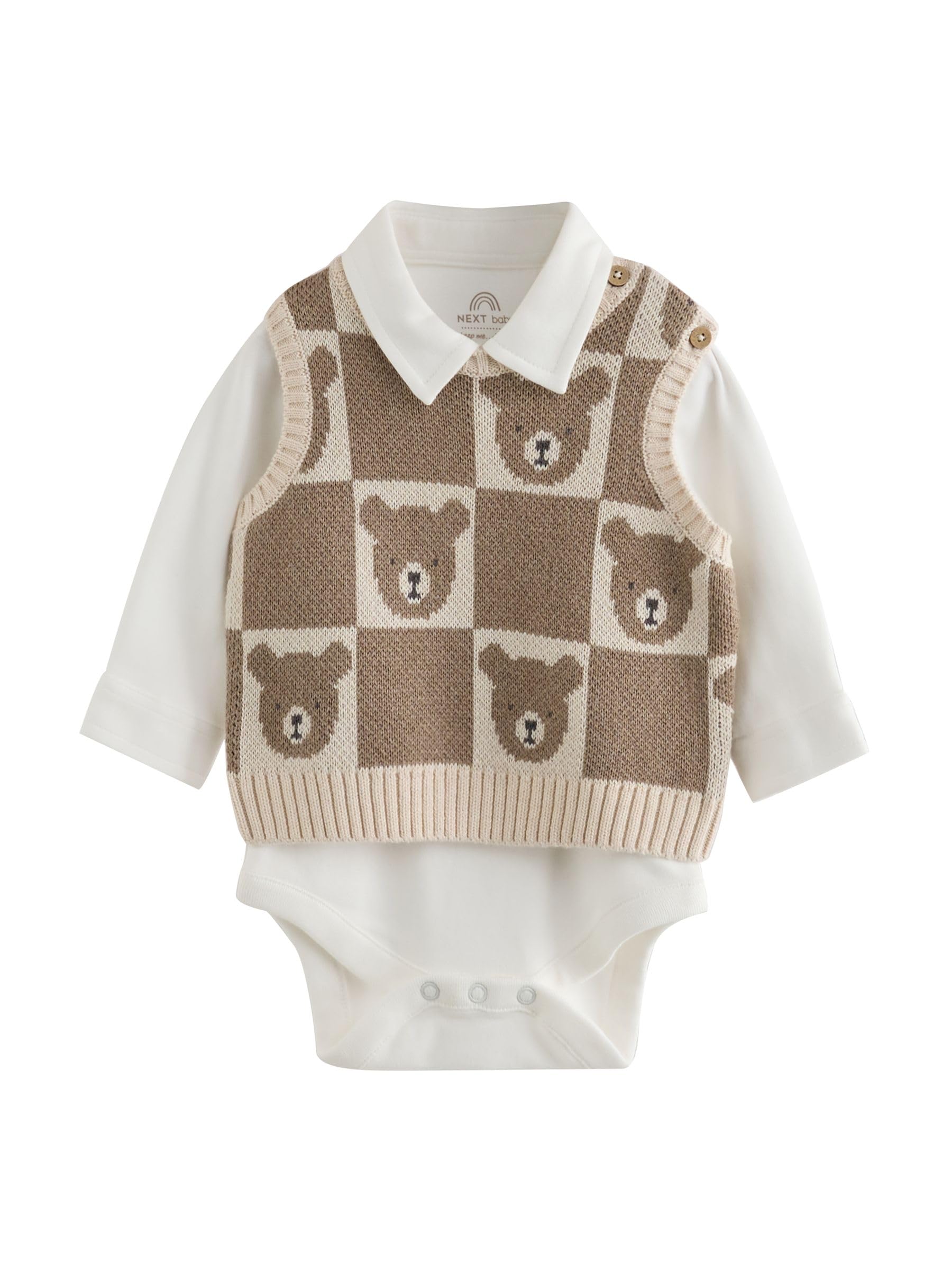 Next completo neonato body e pantaloni taglia 56