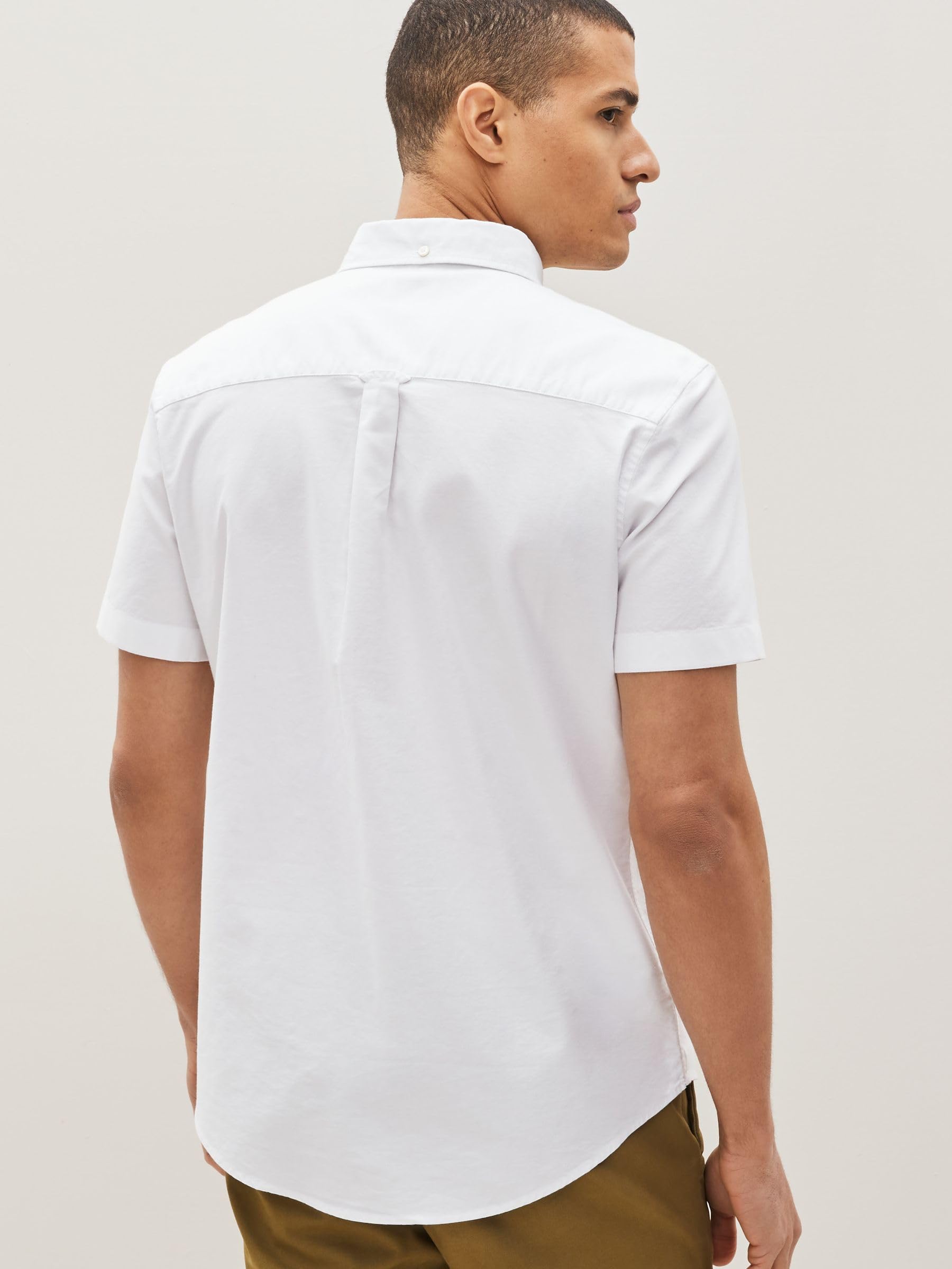 Next Oxford Camicia Uomo Maniche Corte in Cotone