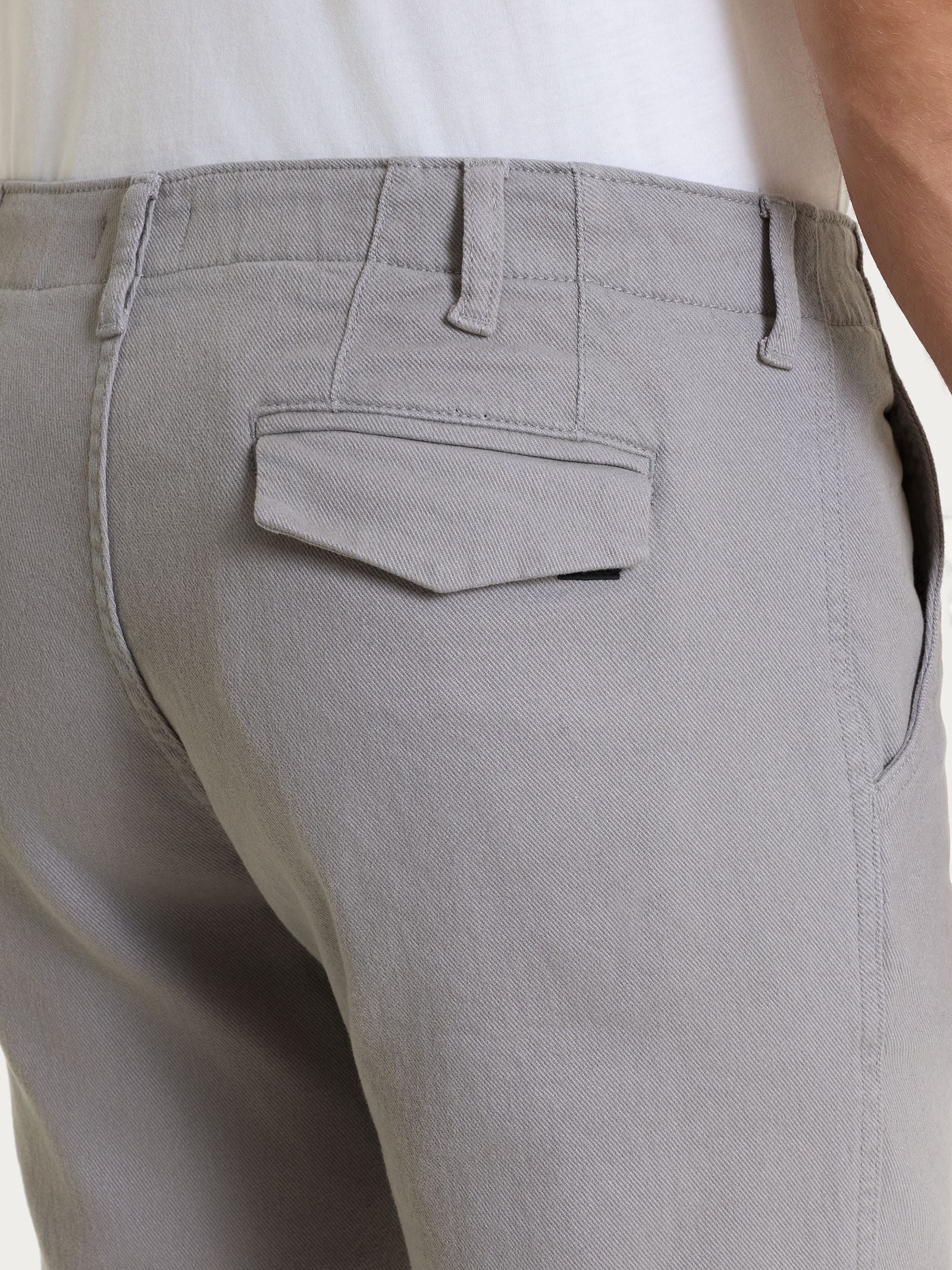 Ragno Adjust pantalone chino Raw Twill Pietra