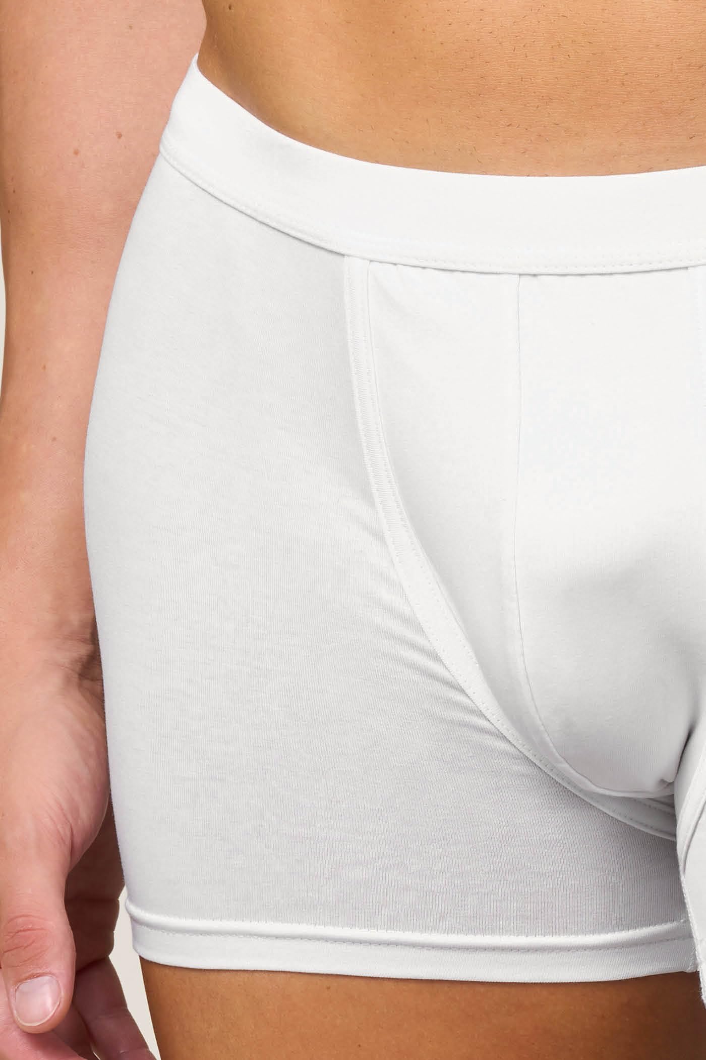 Goldenpoint Boxer Regular Uomo Cotone Supima Bianco M