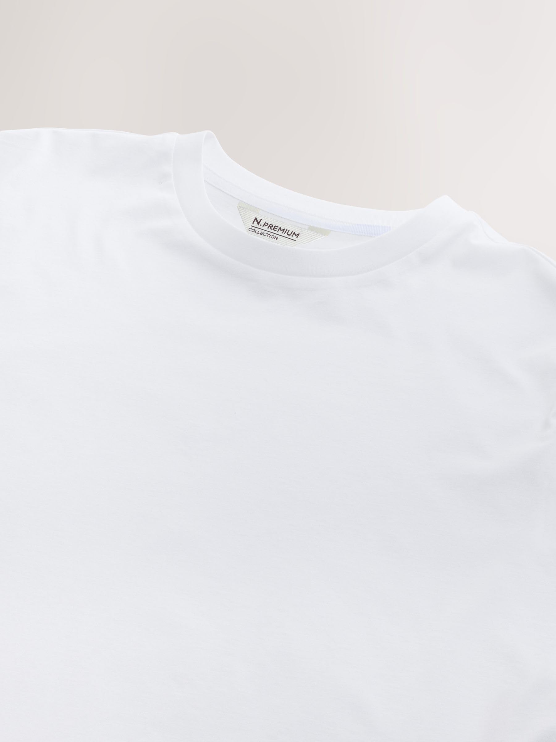 Next Signature T-Shirt Cotone Supima Uomo Bianca