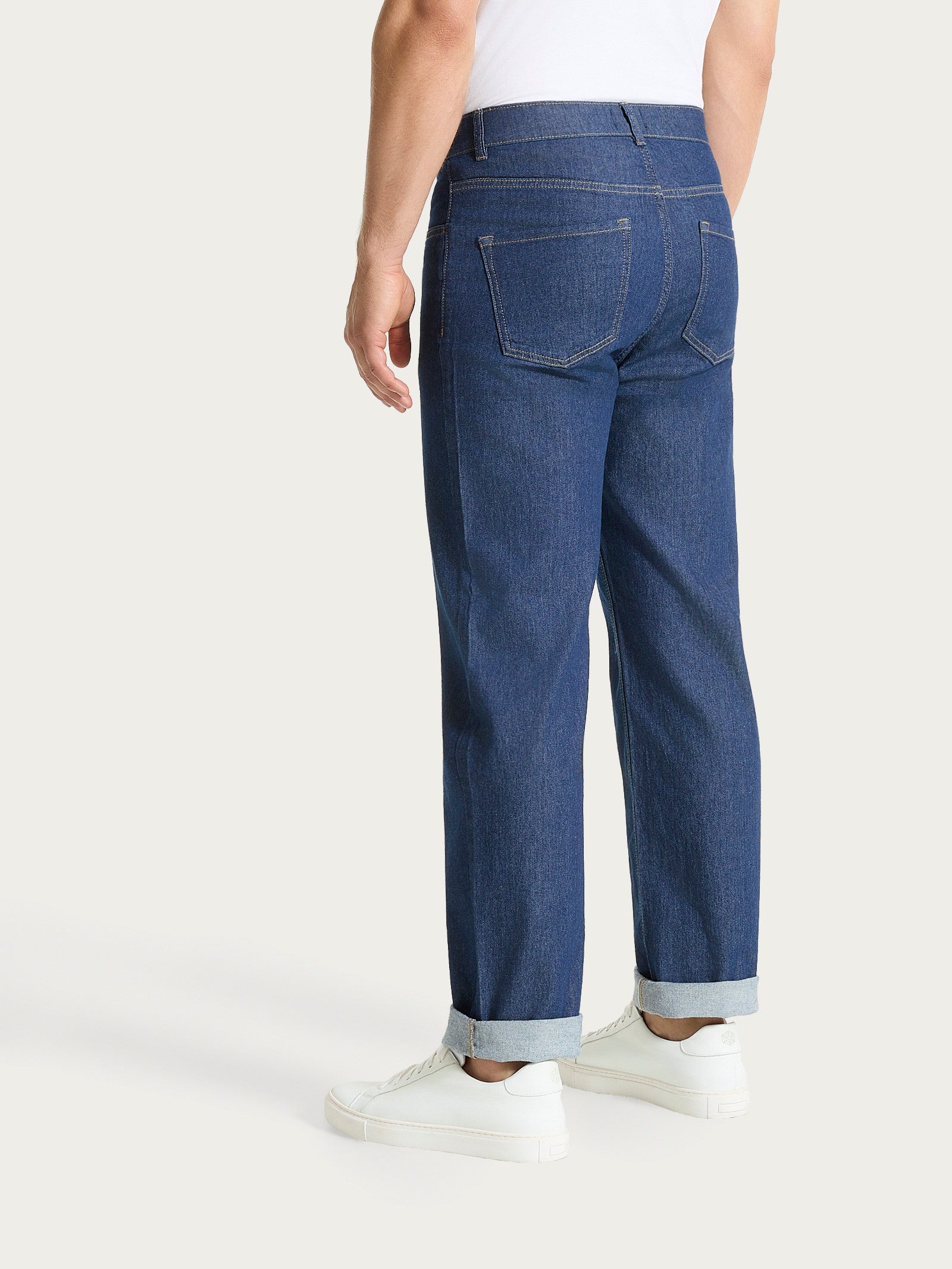 Ragno Jeans Bootleg Light Denim Elasticizzato Indigo Uomo