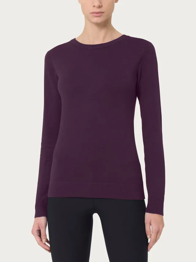 Ragno Four Seasons Maglia Girocollo Manica Lunga Plum Perfect