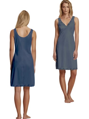 Lady C sottoveste lunga donna classica pizzo elegante