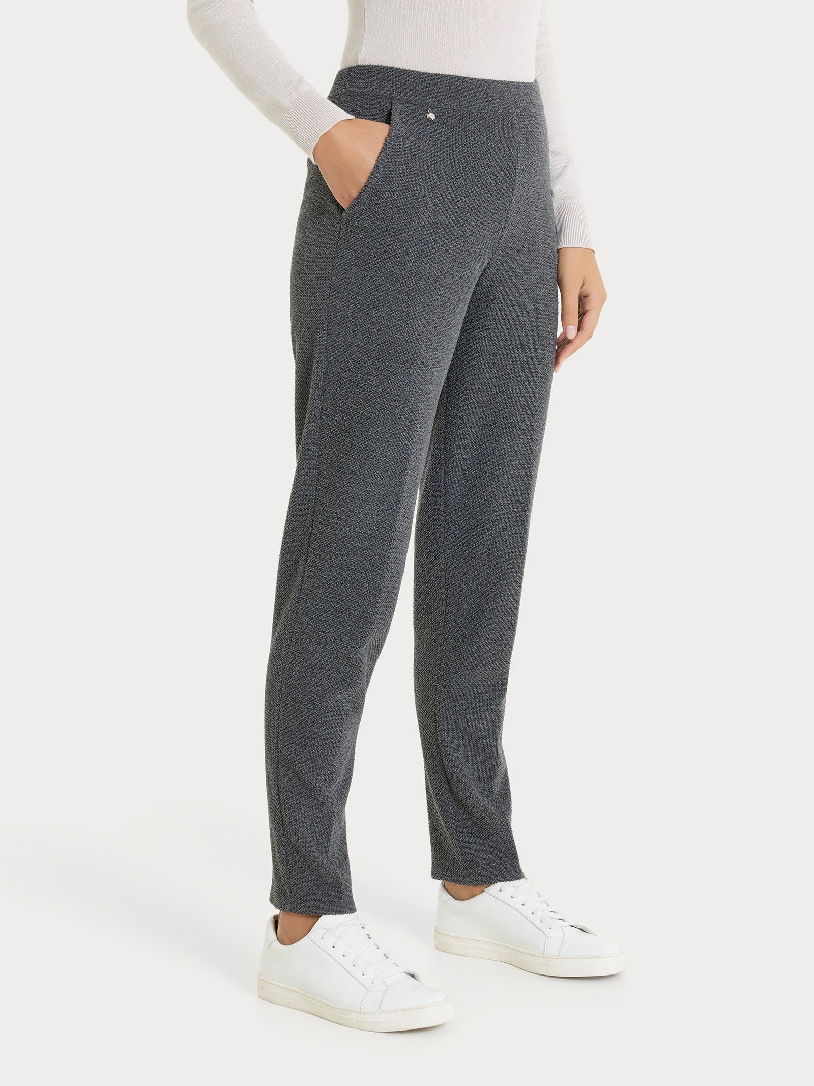 Ragno Comfort The Chino pantalone donna Ardesia felpato