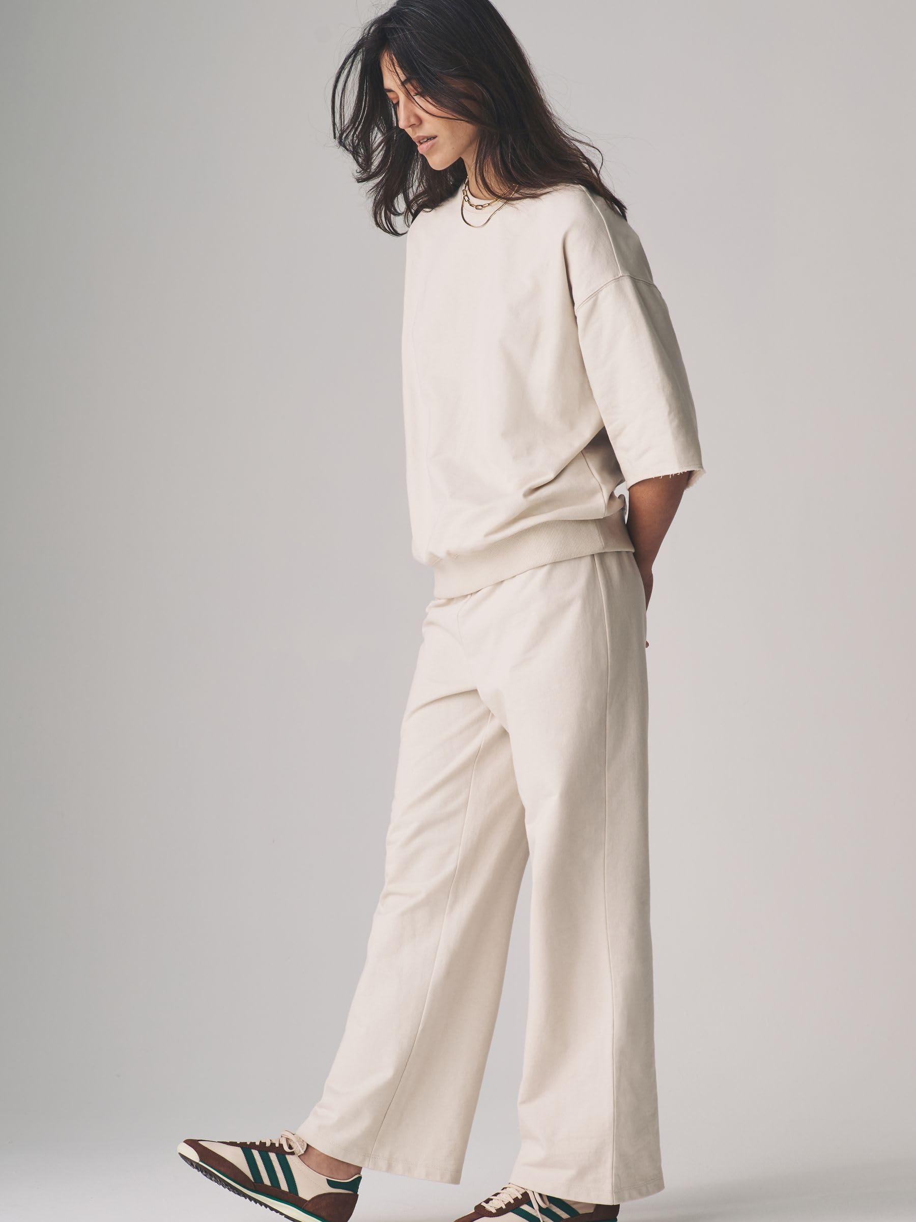 Next The Set Pantaloni Jogging Gamba Larga x2 Felpati