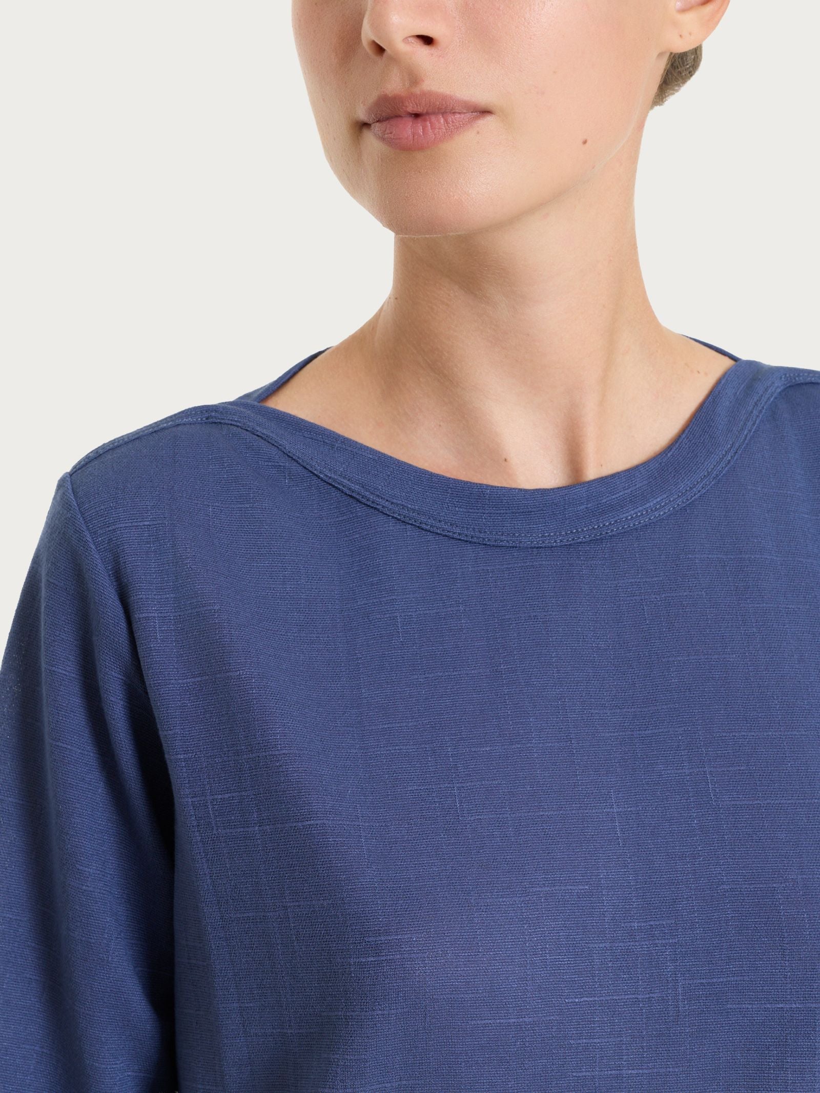 Ragno Summer Slub Maglia Scollo Barchetta Oceana manica 3/4