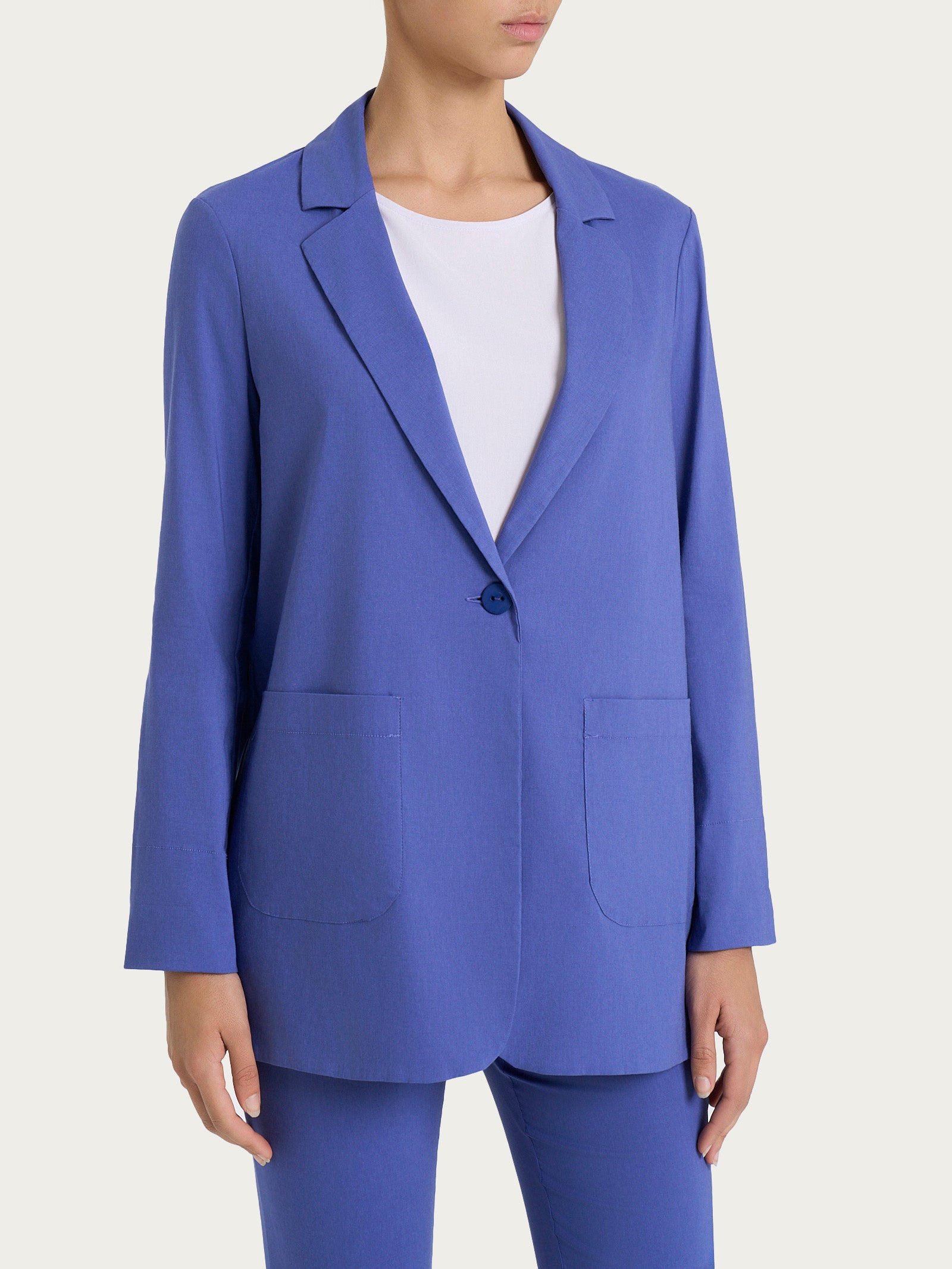 Ragno Super Fresh blazer destrutturato Skipper Blue leggero