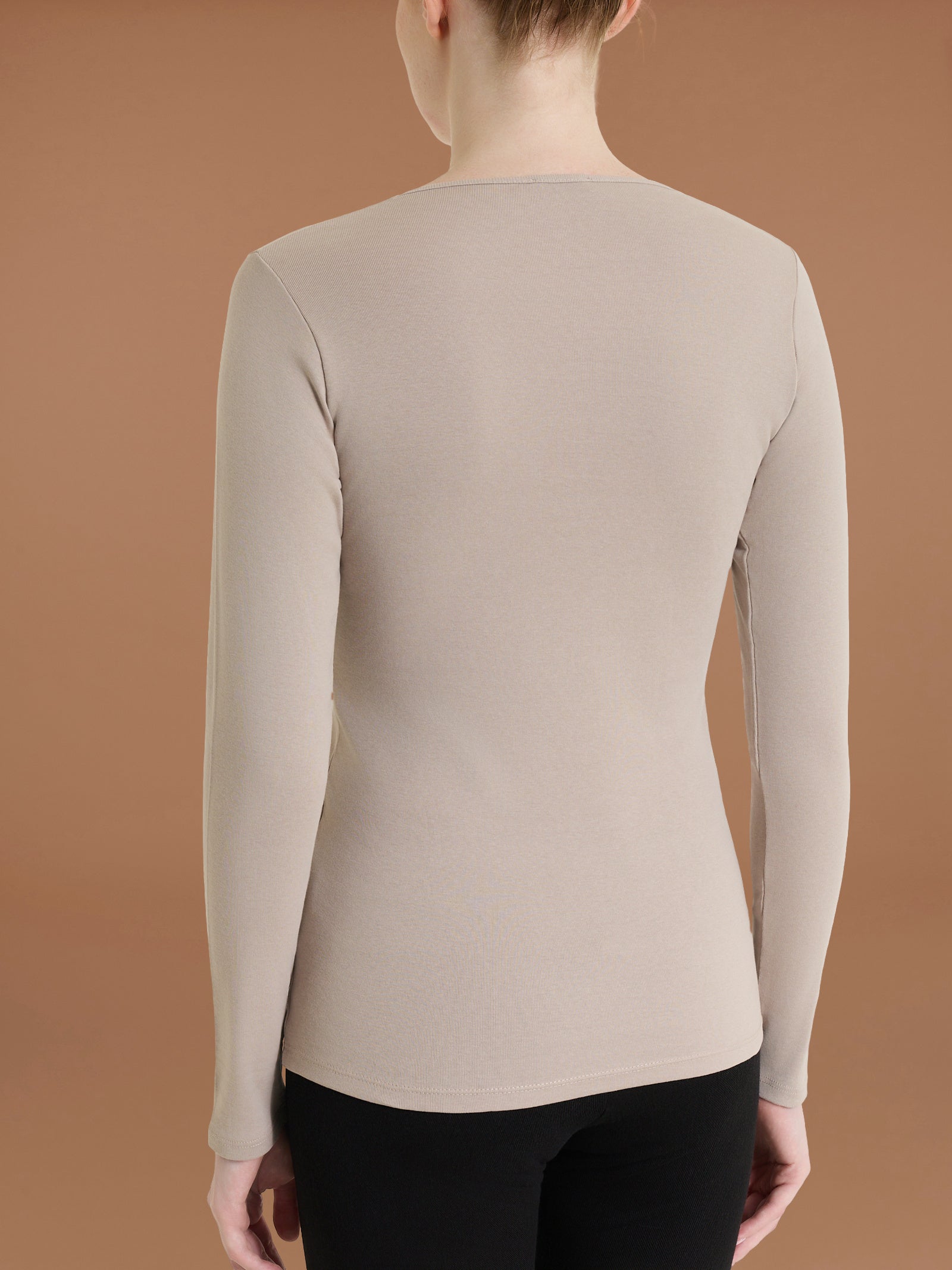 Ragno Thermo Cotton Maglia Girocollo Grigia Cotone
